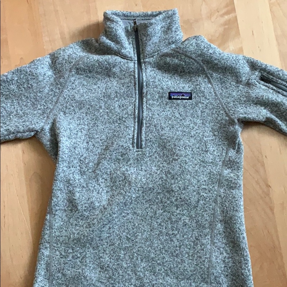 Grey Patagonia Quarter Zip